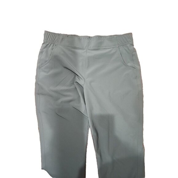 Eddie Bauer Pants Traveler Ankle Lightweight Stretch Green UPF50+ Women's Large - Picture 2 of 8